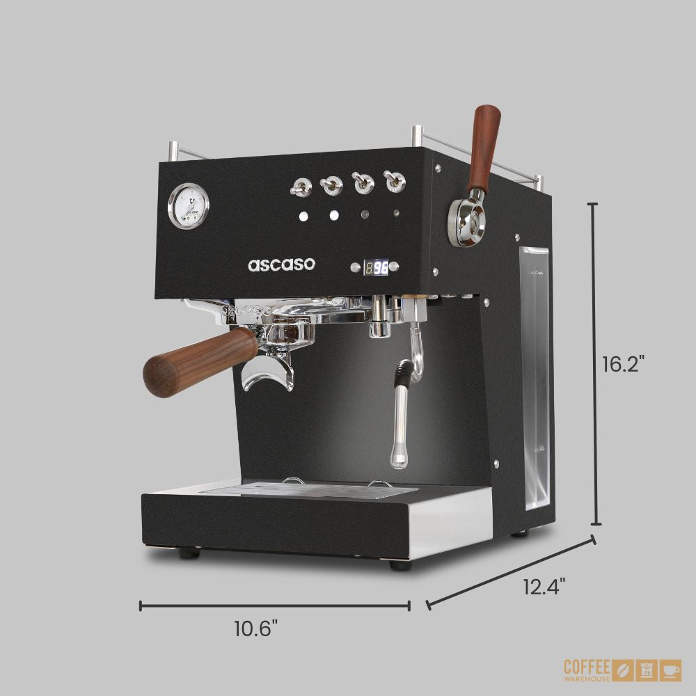 Ascaso Steel Duo Plus Espresso Machine – Black 20A