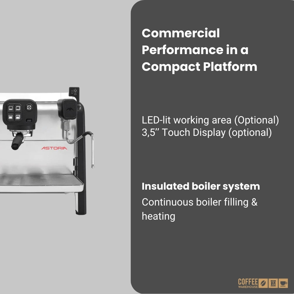 Astoria AB 200 1 group Semi-Automatic 110V Espresso Machine - Black