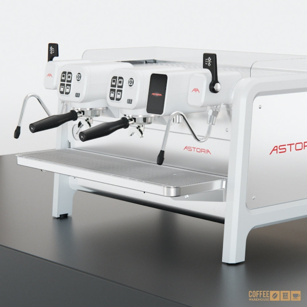 Astoria AB 200 2-Group Semi-Automatic Espresso Machine - White