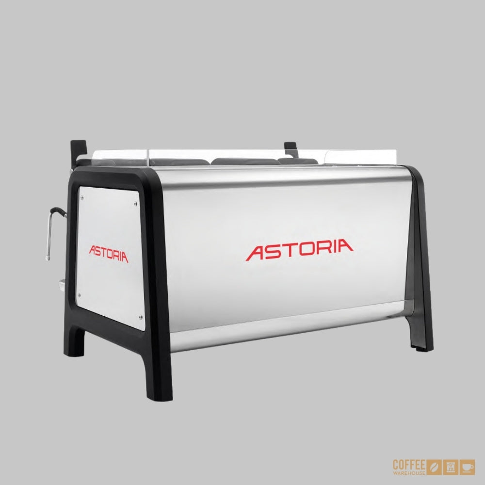 Astoria AB 200 Autosteamer Plus 2-Group Semi-Automatic Espresso Machine with Smart Milk System -Black