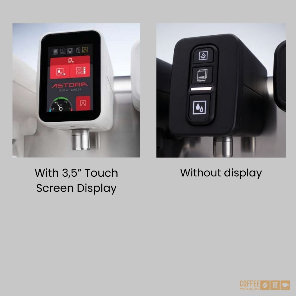 Astoria AB 200 - Compact 2 group Semi-Automatic 220V Espresso Machine - Black