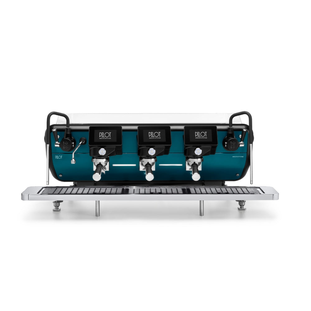 Barista Attitude Pilot SAE 3 Group Raised Espresso Machine – Blue & Black
