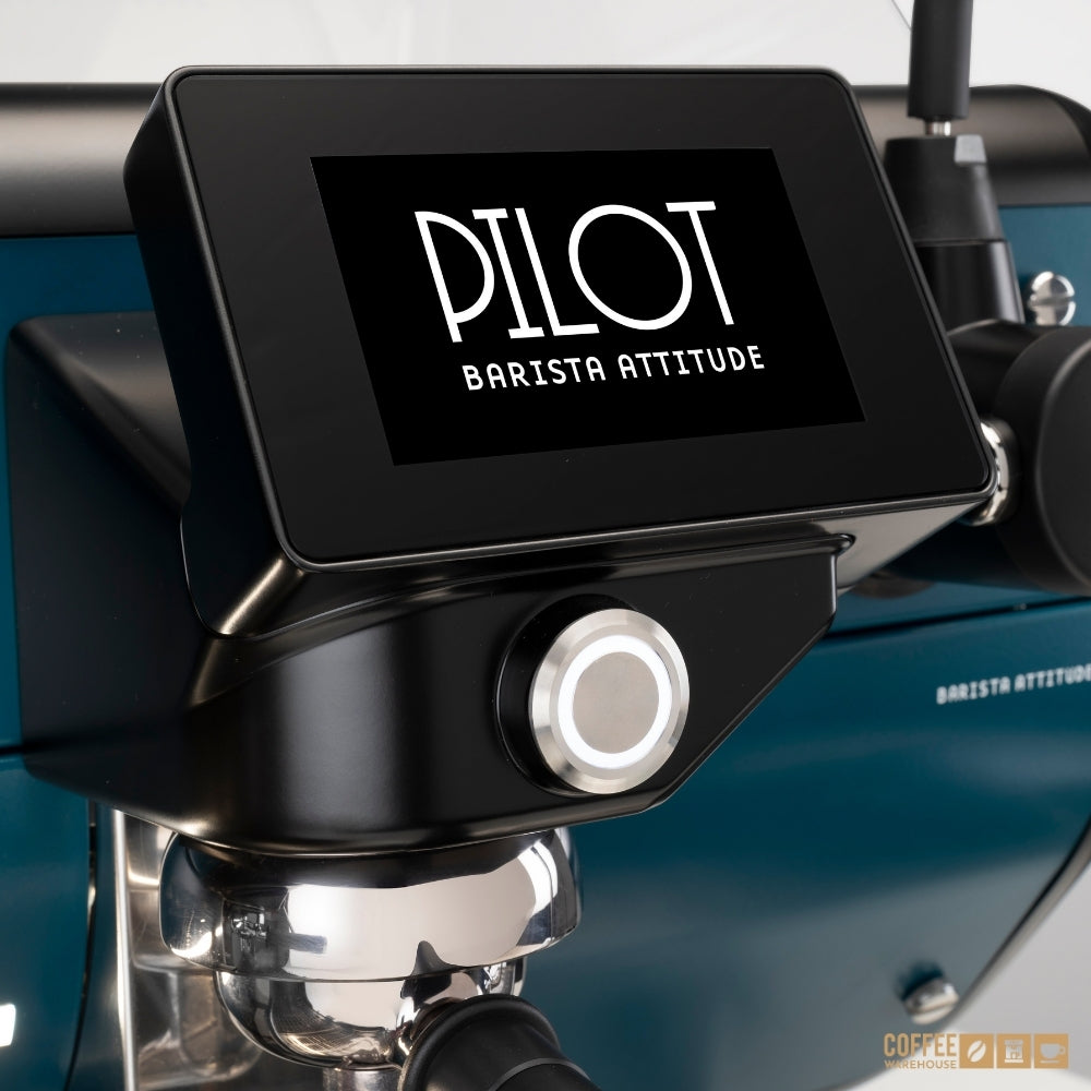 Barista Attitude Pilot SAE 2 Group Raised Espresso Machine – Blue & Black