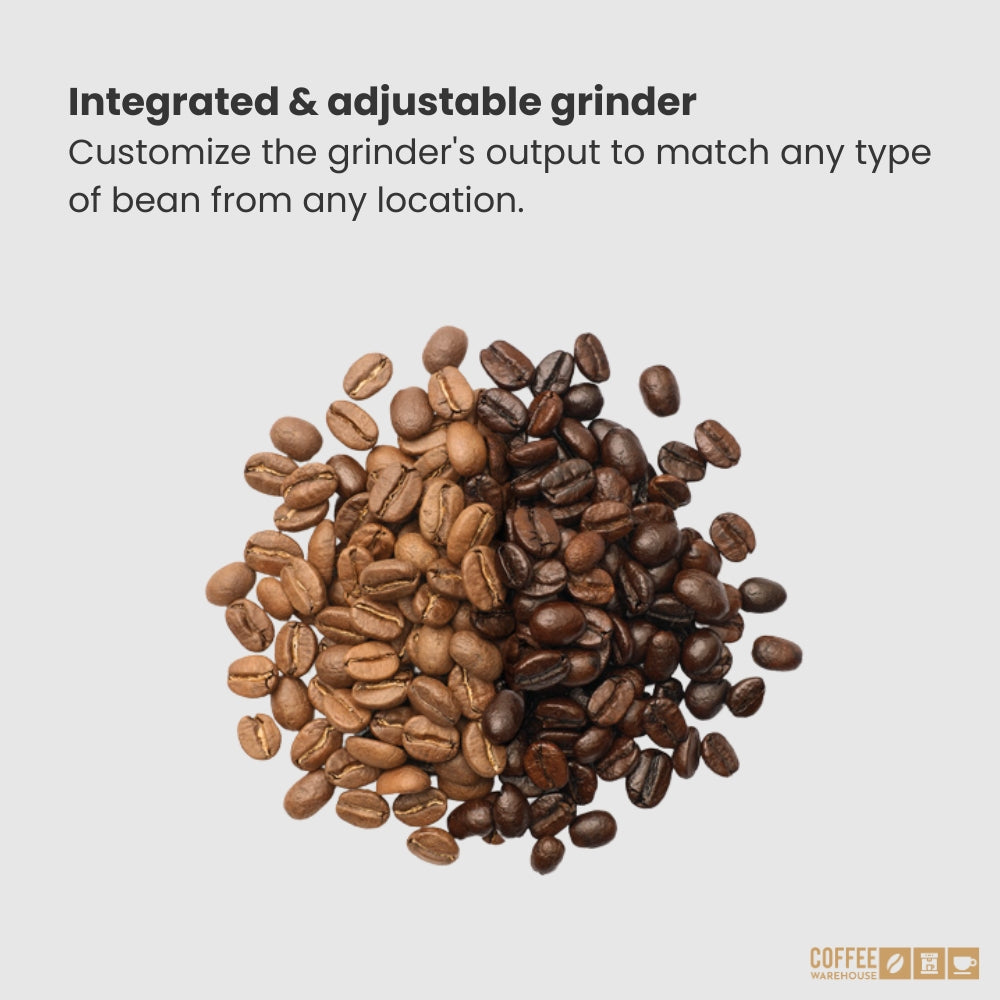 Breville the Grind Control has Pre-Ground Option and Works with all bean types
