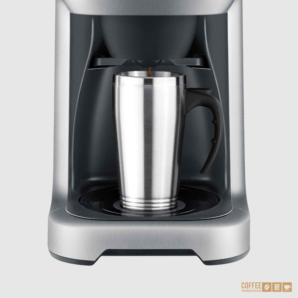 Breville the Grind Control™ is Travel Mug Compatible – Brew directly into tall cups (up to 7.5”)