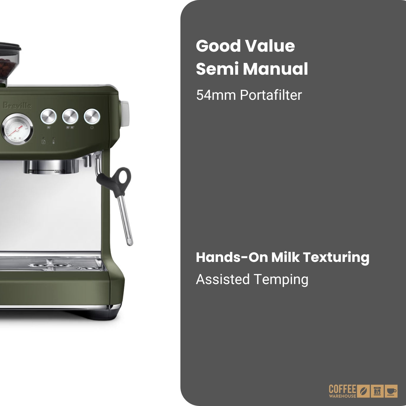 Breville Barista Express Impress - Olive Tapenade