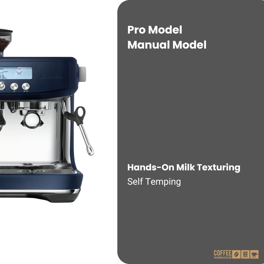 Breville Barista Pro Espresso Machine - Damson Blue