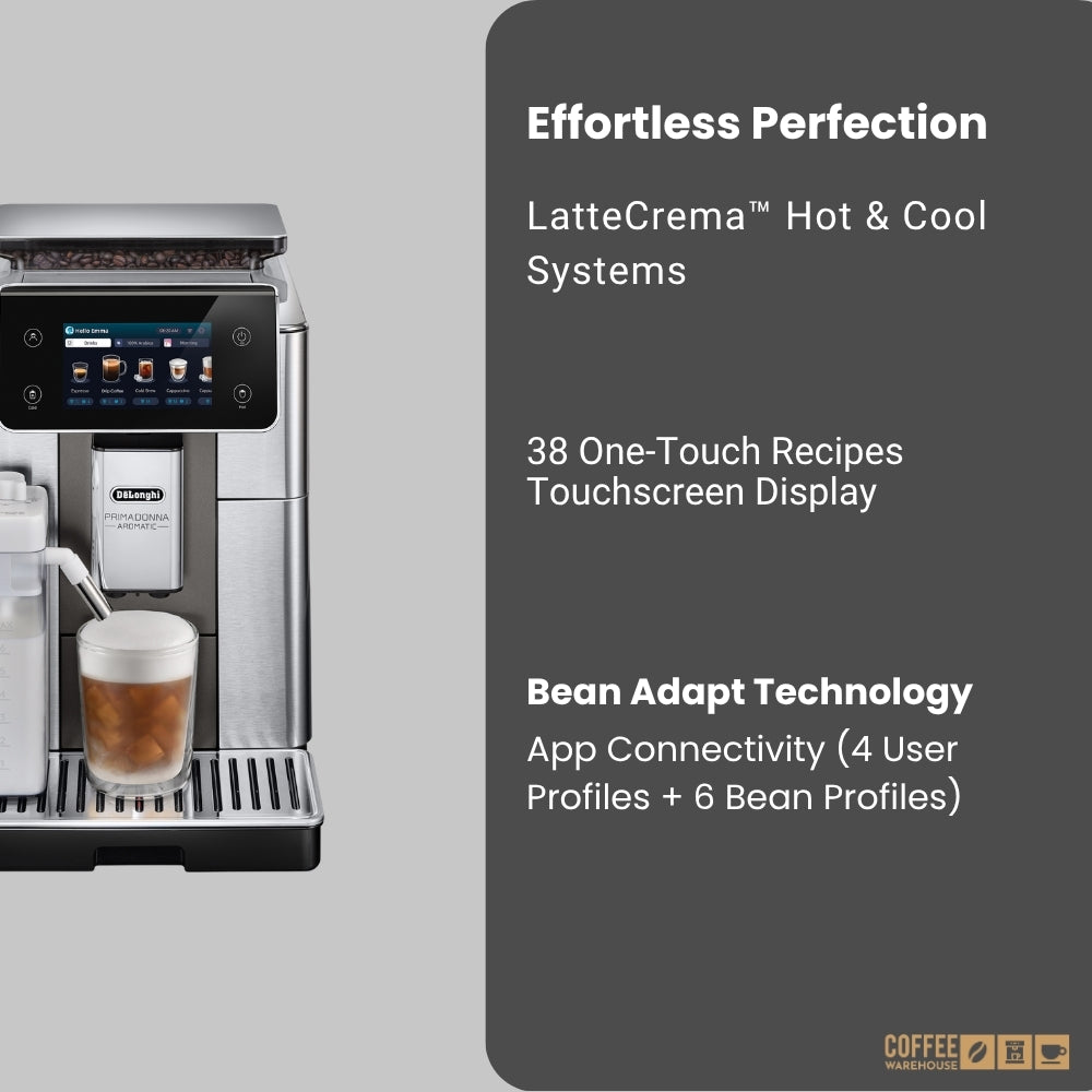 delonghi primadonna aromatic main features