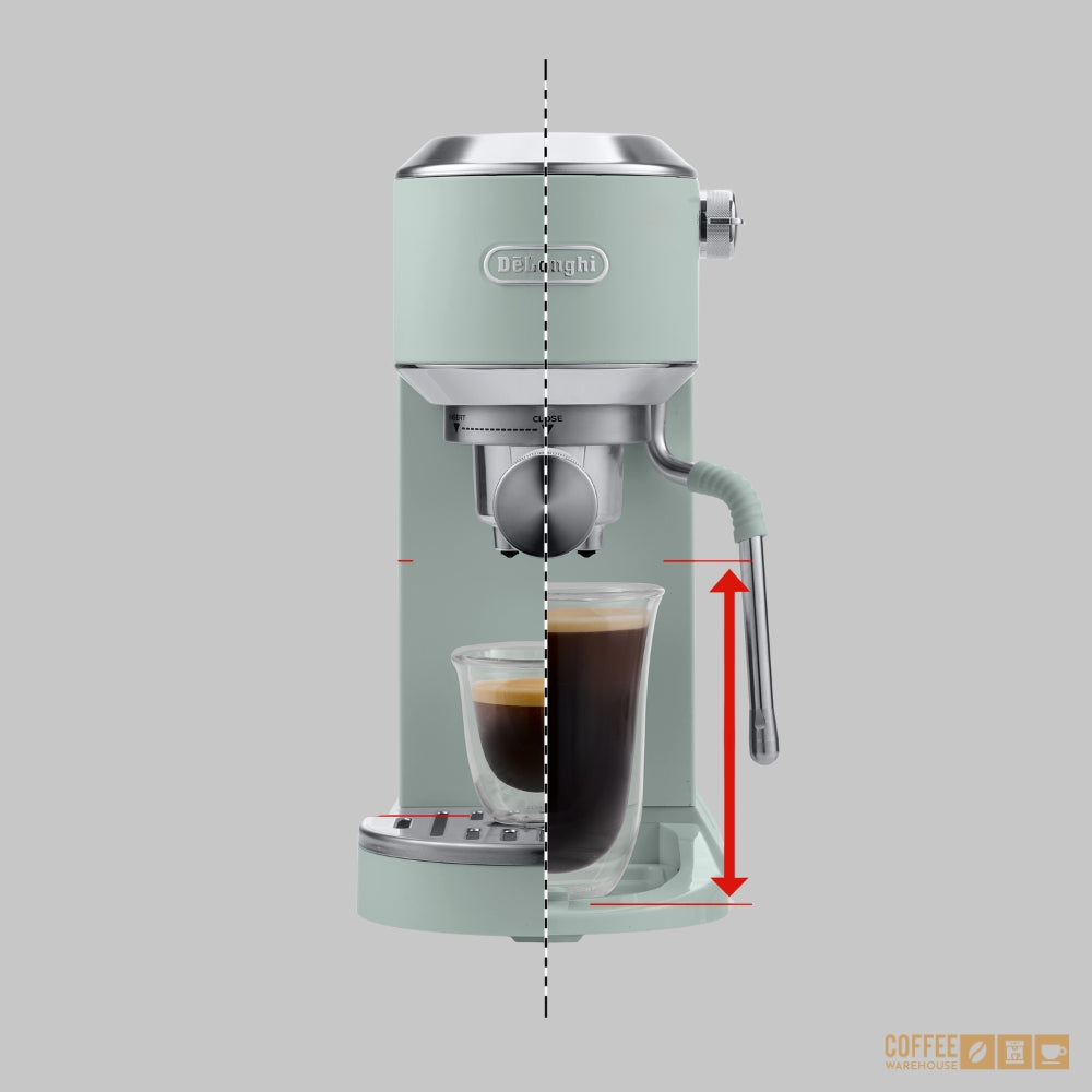 De'Longhi Dedica Duo Espresso Machine with Cold Brew - Pistachio