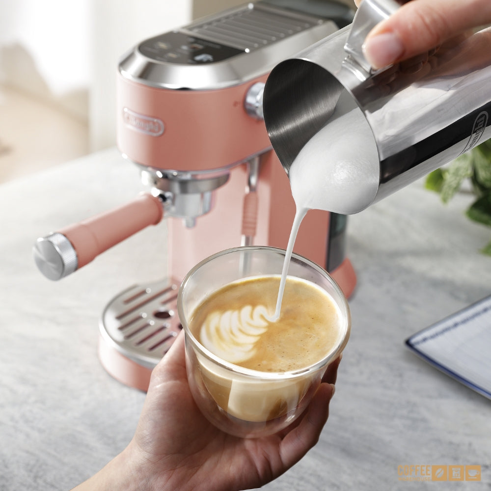 De'Longhi Dedica Duo Espresso Machine with Cold Brew - Rosé