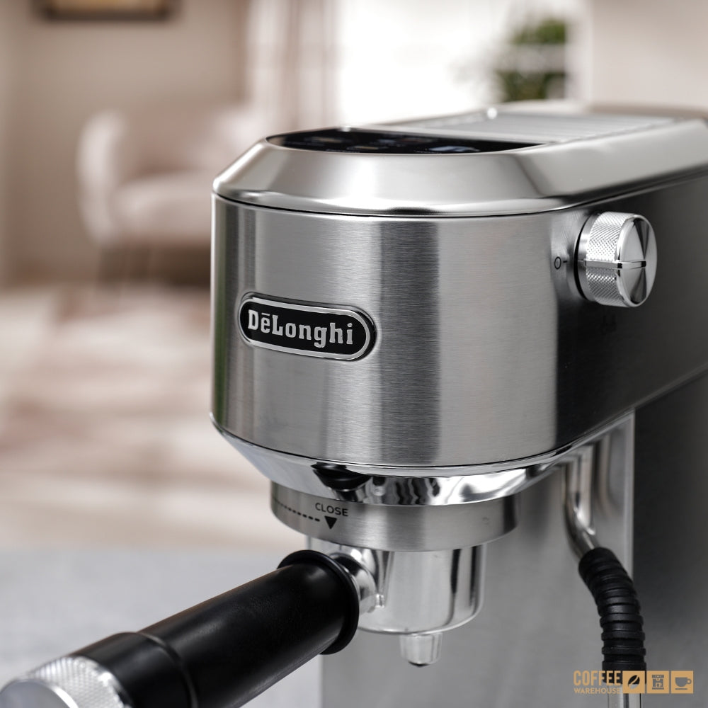 De'Longhi Dedica Duo Espresso Machine with Cold Brew - Stainless Steel