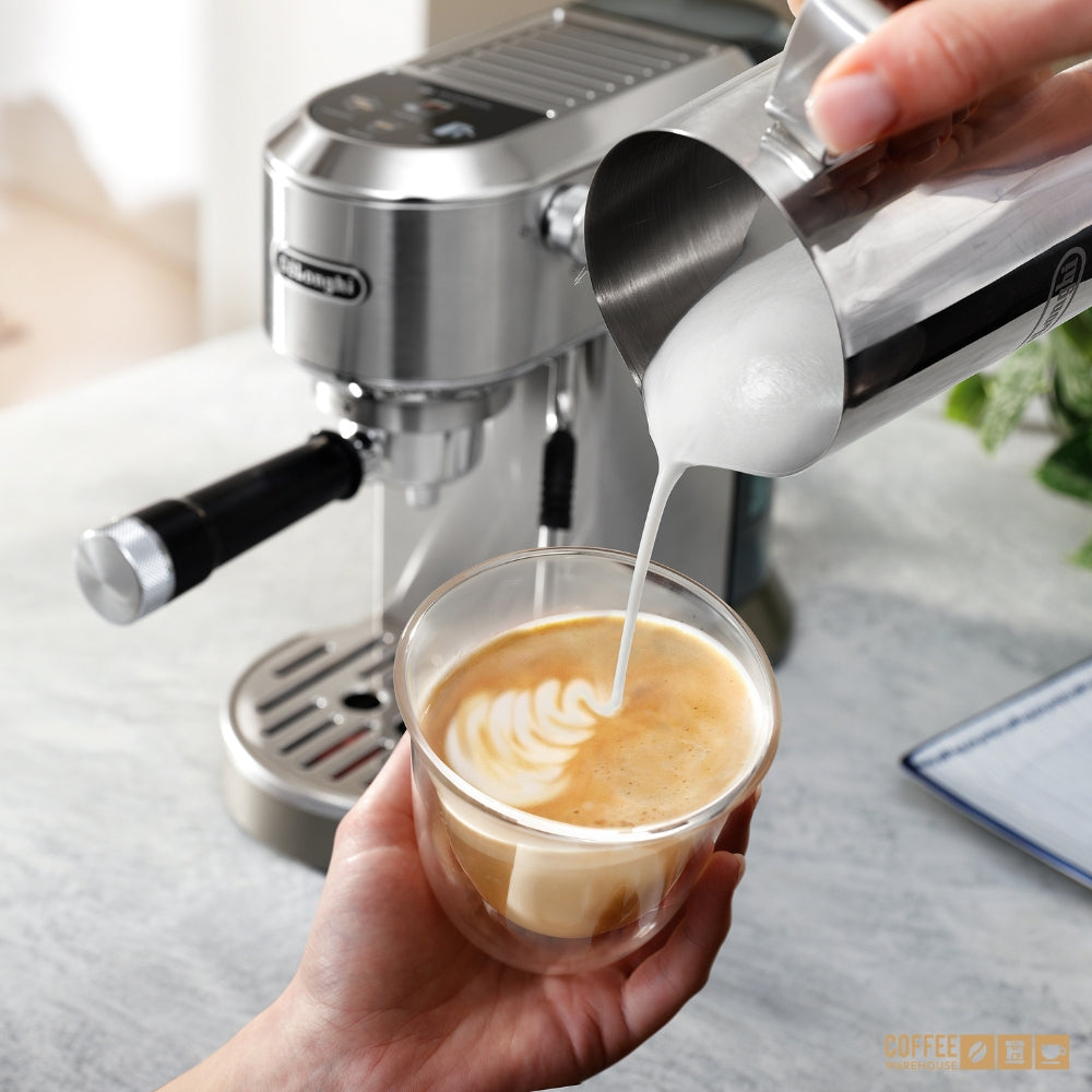 De'Longhi Dedica Duo Espresso Machine with Cold Brew - Stainless Steel