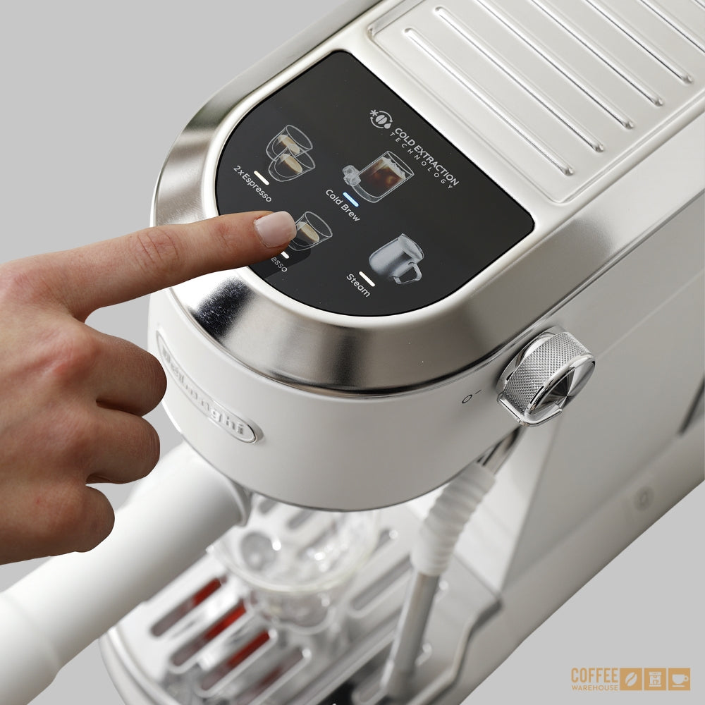 De'Longhi Dedica Duo Espresso Machine with Cold Brew - Vanilla