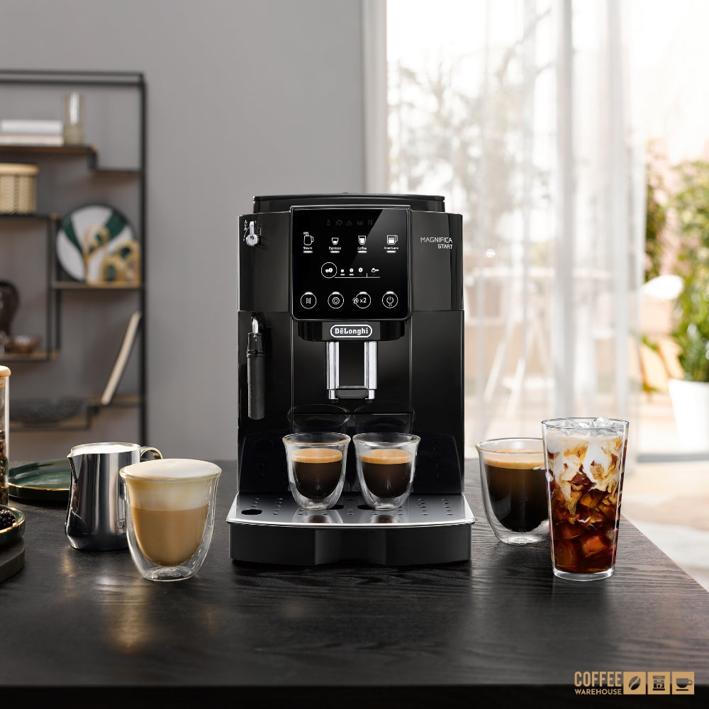 De’Longhi Magnifica Start Espresso Machine with Manual Milk Frothing - Black
