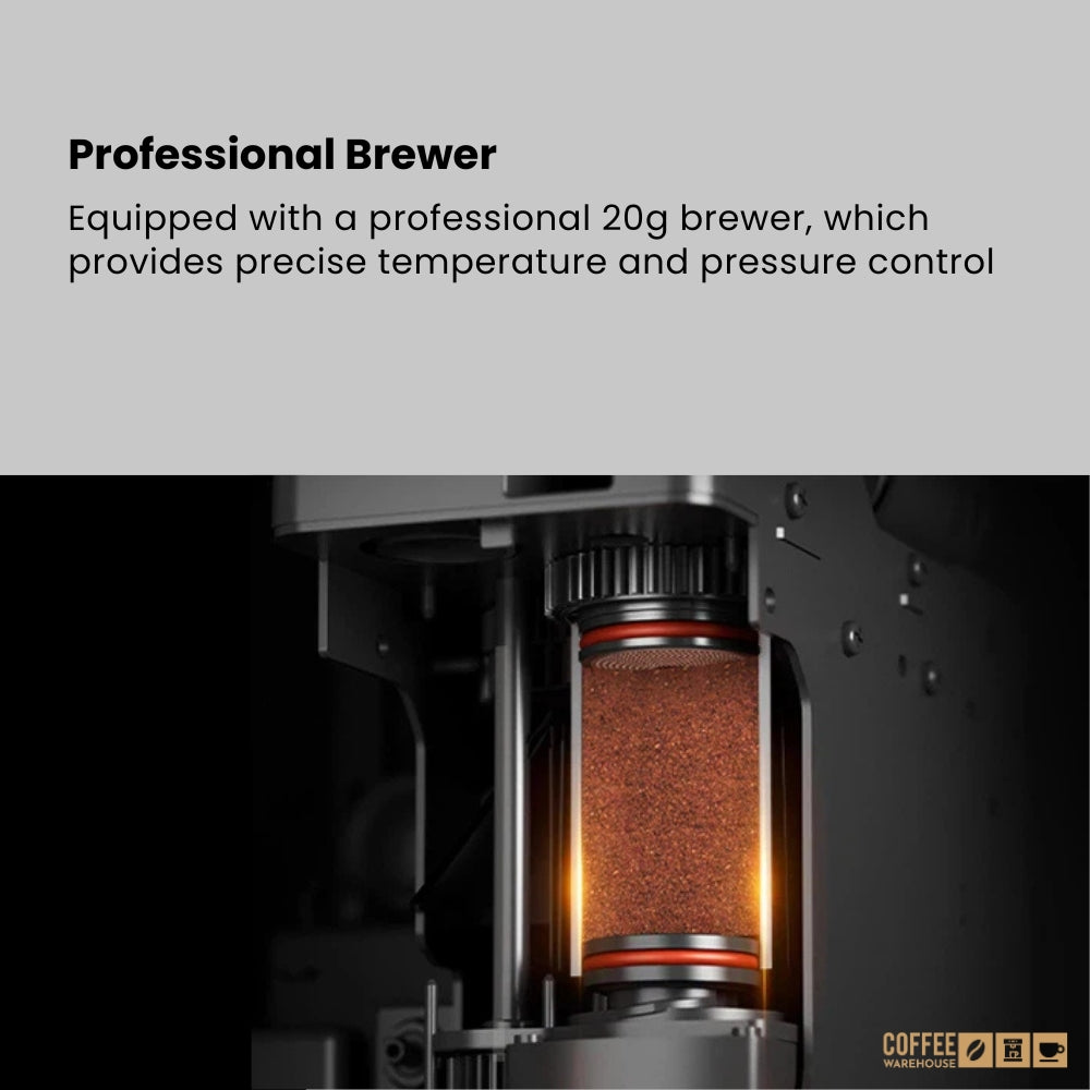 E.D. prime Bean Master Fully Automatic Coffee Machine + Milk Fridge