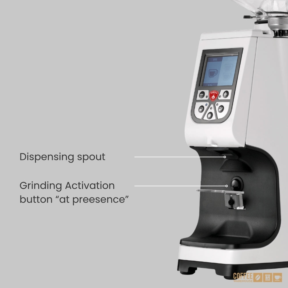 Eureka Atom-60 Digital Grinder - White