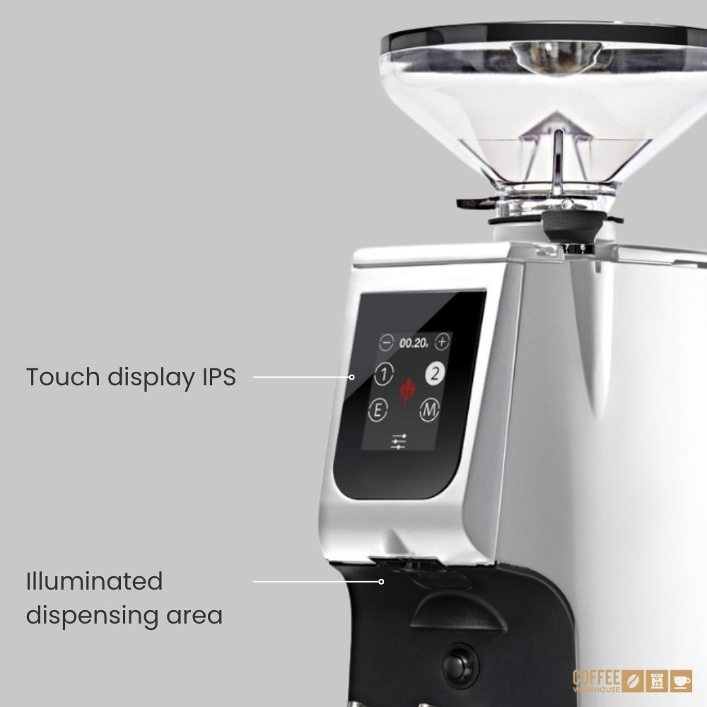 Eureka Atom-65 Touch Grinder - Chrome