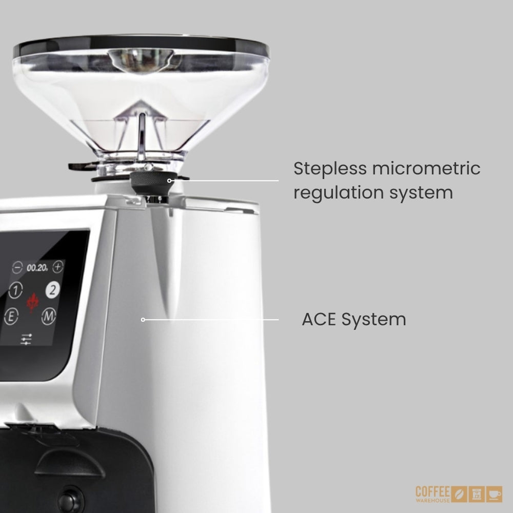 Eureka Atom-65 Touch Grinder - Chrome