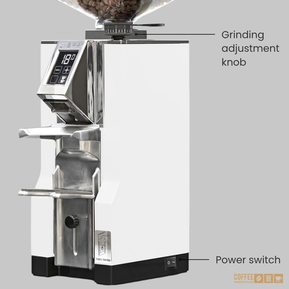Eureka Mignon Libra-55 Digital Grinder - White