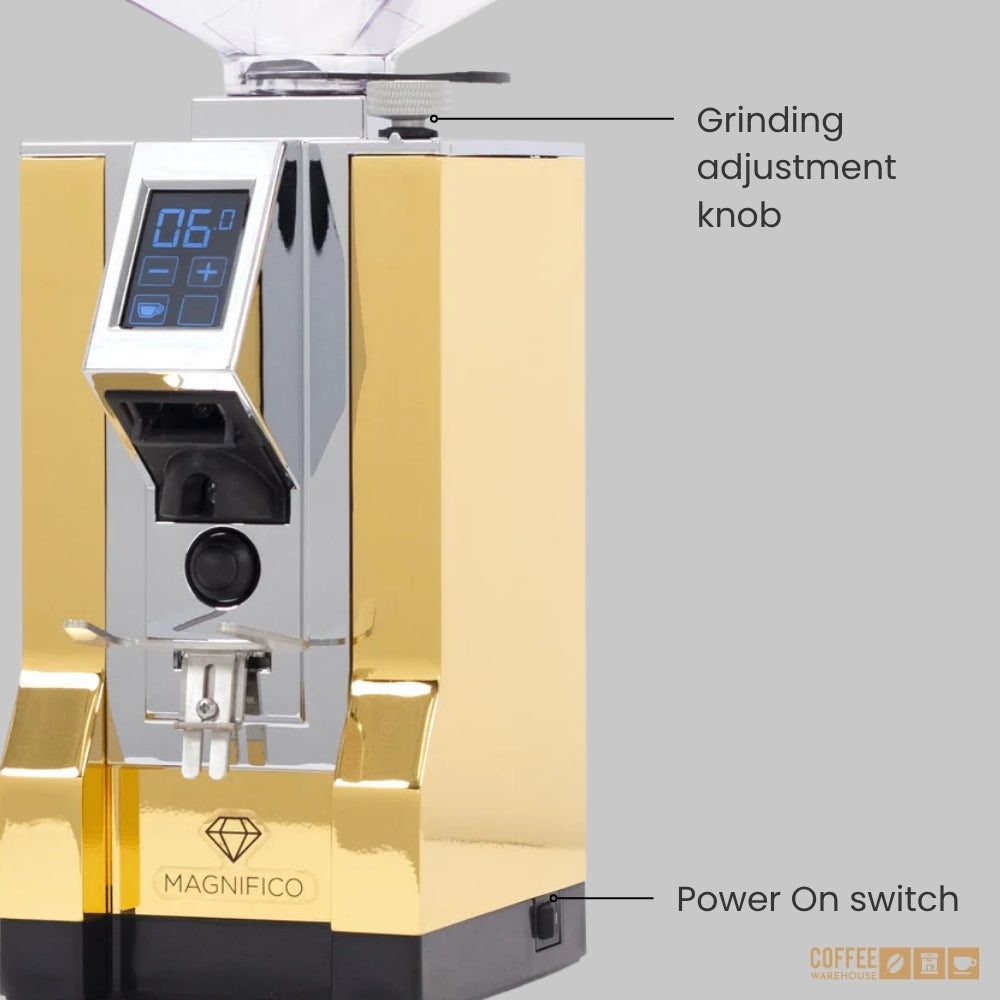 Eureka Mignon Magnifico-55 Digital Grinder - Dubai Gold