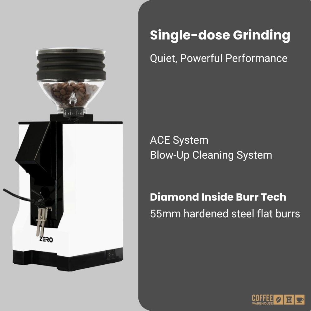Eureka Mignon Zero-55 Digital Grinder - White