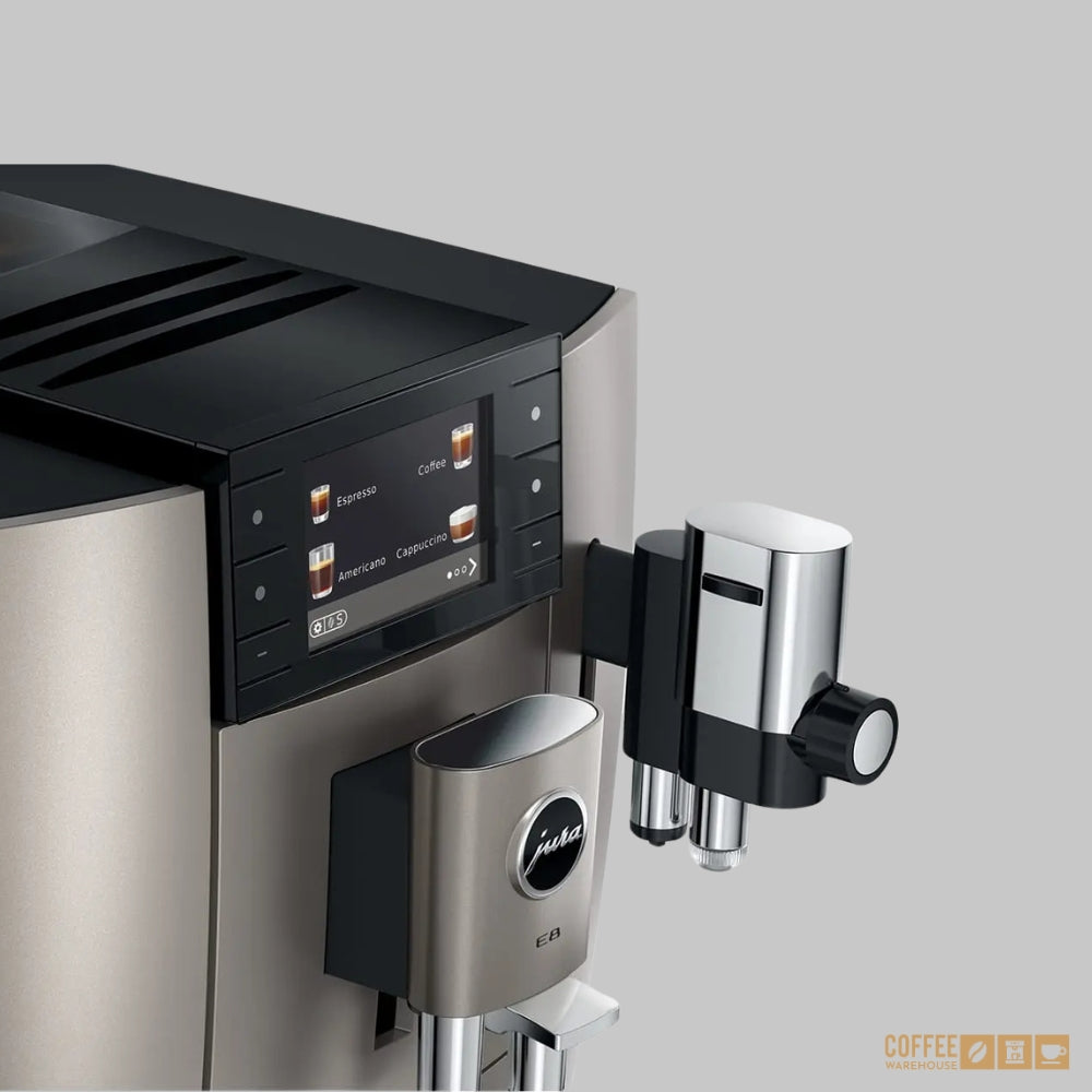 JURA E8 (NAD) Automatic Coffee Machine - Midnight Silver