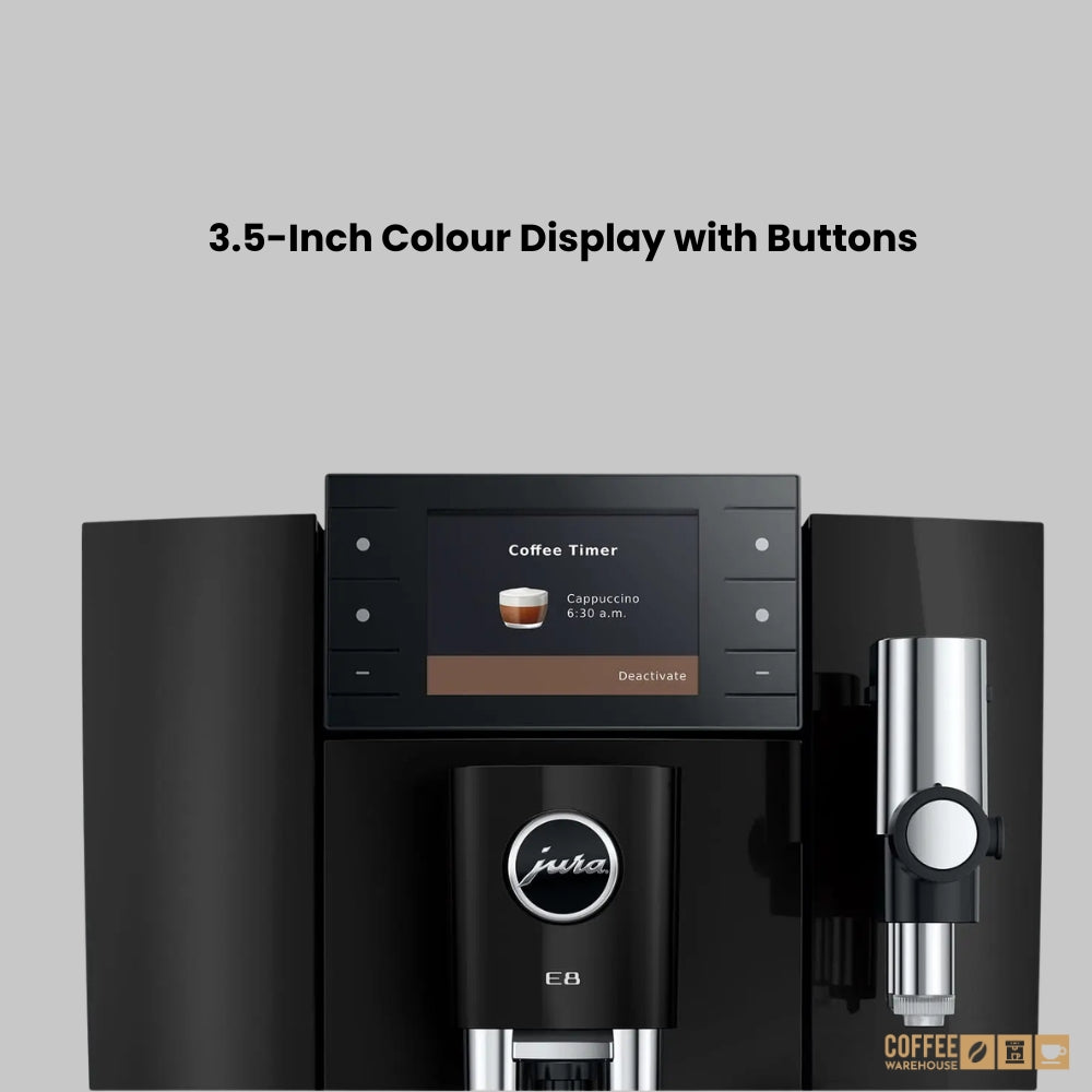 JURA E8 (NAD) Automatic Coffee Machine - Piano Black
