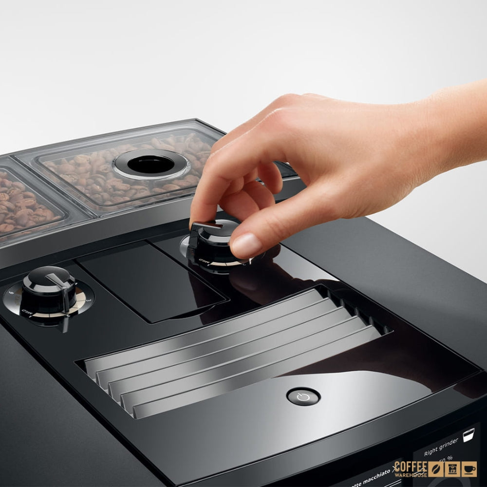 JURA J10 Twin Automatic Coffee Machine - Diamond Onyx