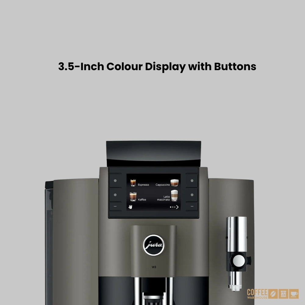 JURA W8 Professional Automatic Coffee Machine – Dark Inox