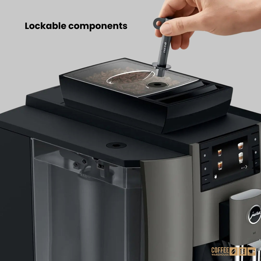 JURA W8 Professional Automatic Coffee Machine – Dark Inox
