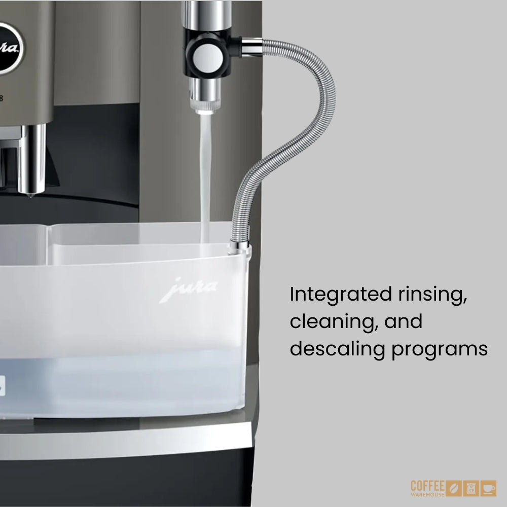 JURA W8 Professional Automatic Coffee Machine – Dark Inox
