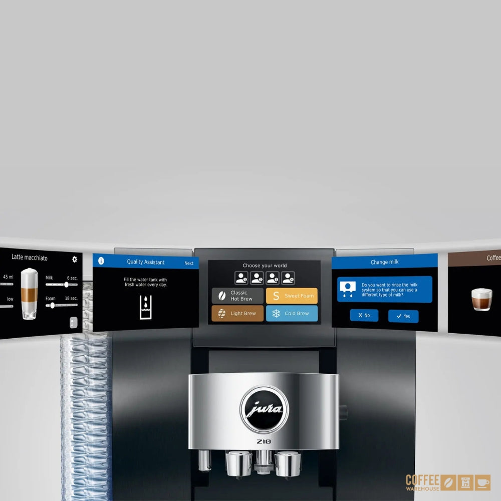 JURA Z10 Gen 2 (NAB) Automatic Coffee Machine - Aluminum Black