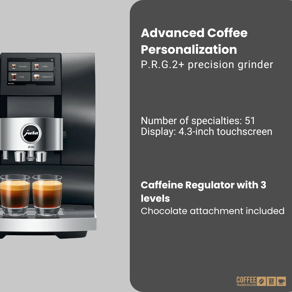 JURA Z10 Gen 2 (NAB) Automatic Coffee Machine - Aluminum Black