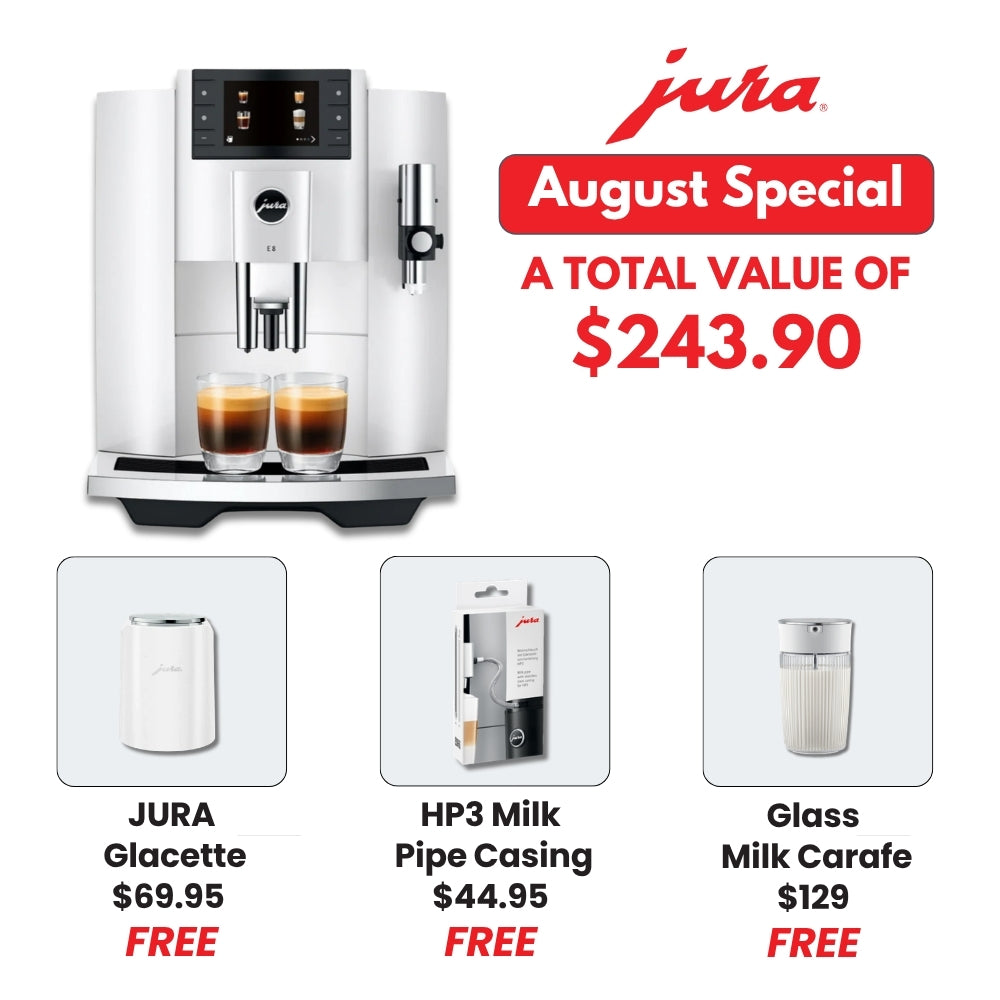 New Jura E8 Piano White - 4th Generation