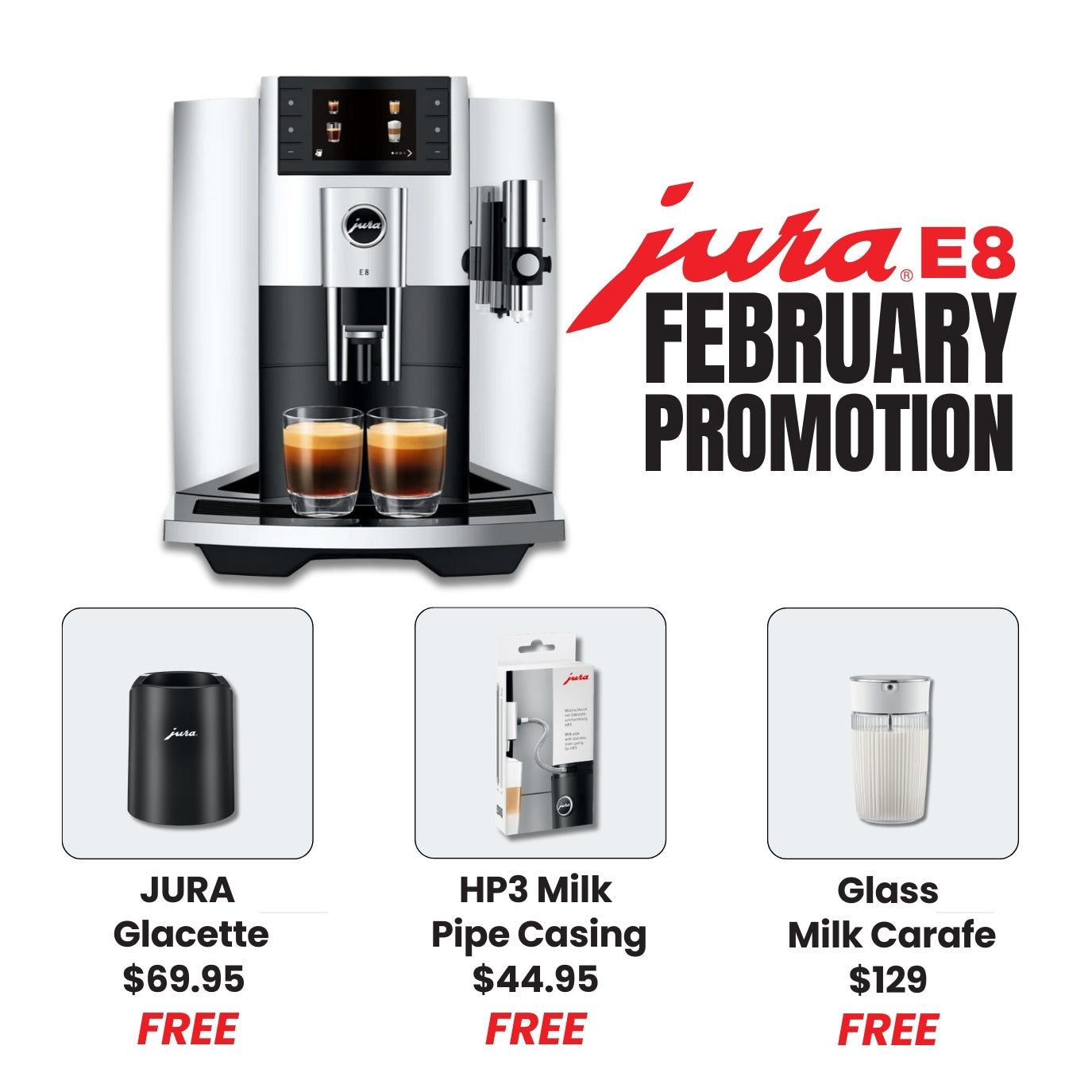 New Jura E8 Chrome - 4th Generation