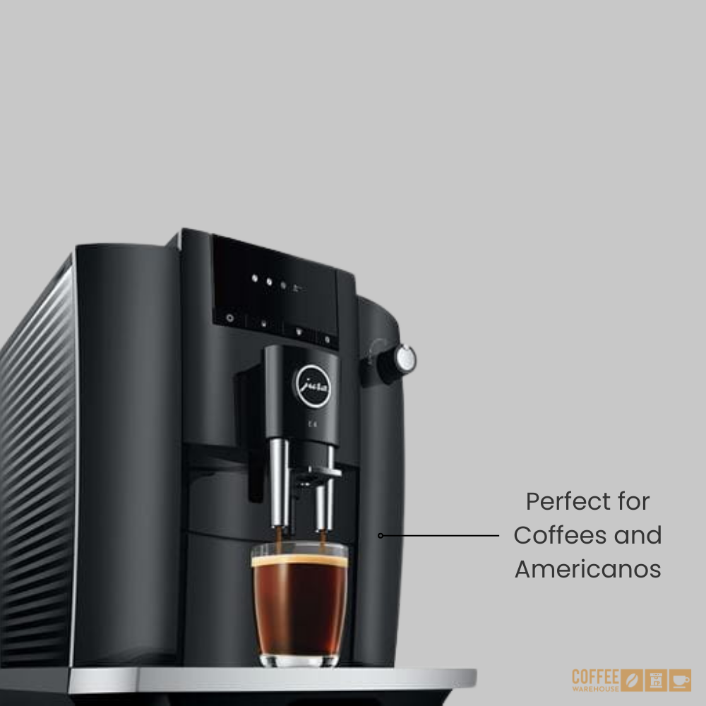 Jura E4 Super Automatic Coffee Machine - Piano Black