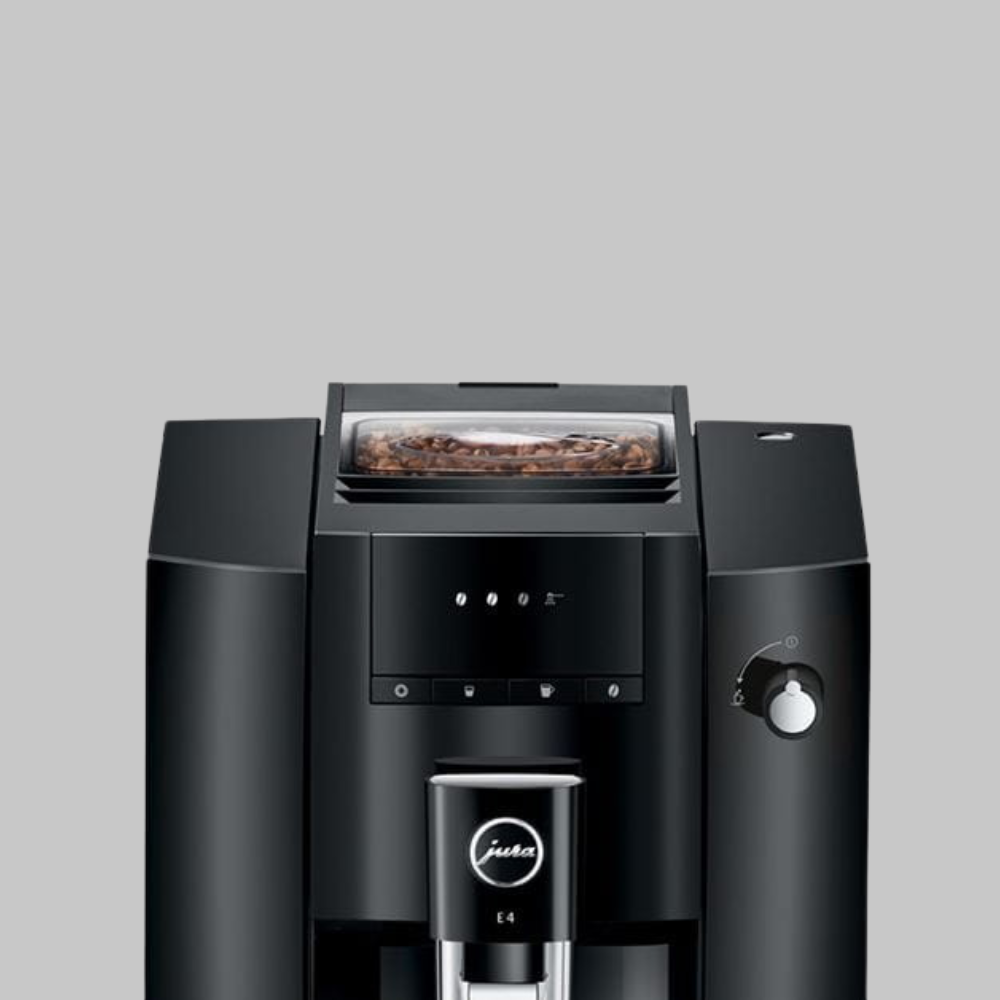 Jura E4 Super Automatic Coffee Machine - Piano Black