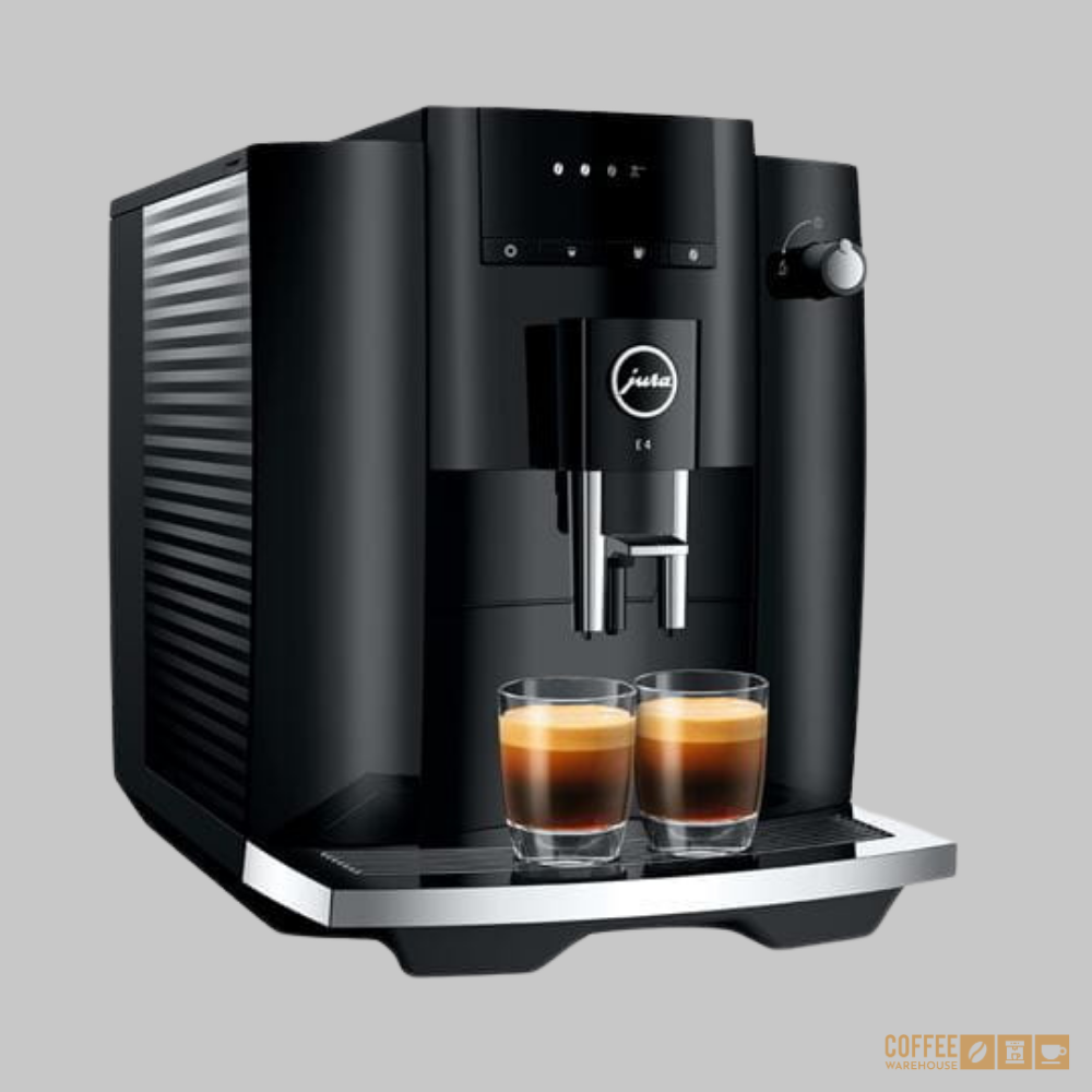 Jura E4 Super Automatic Coffee Machine - Piano Black