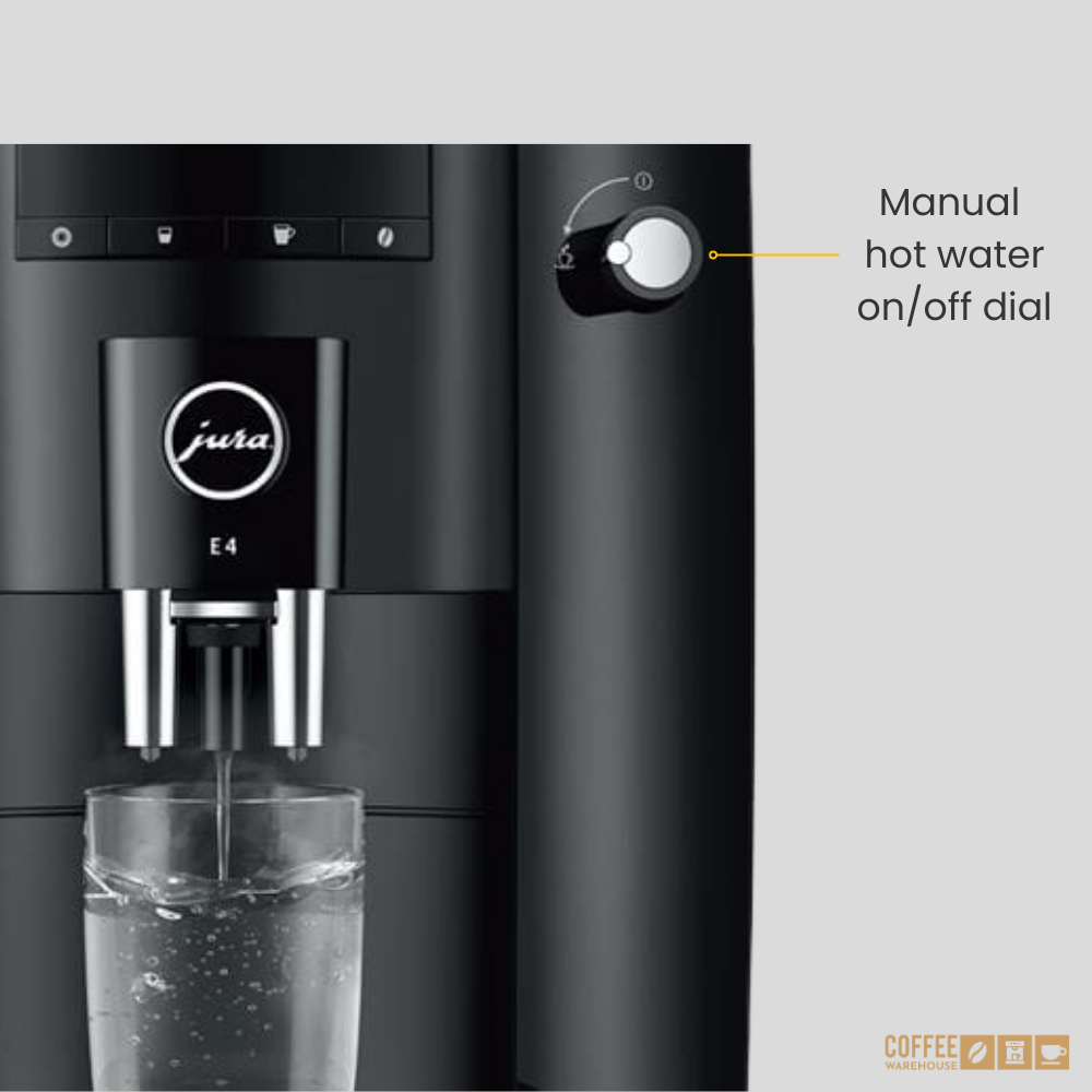 Jura E4 Super Automatic Coffee Machine - Piano Black