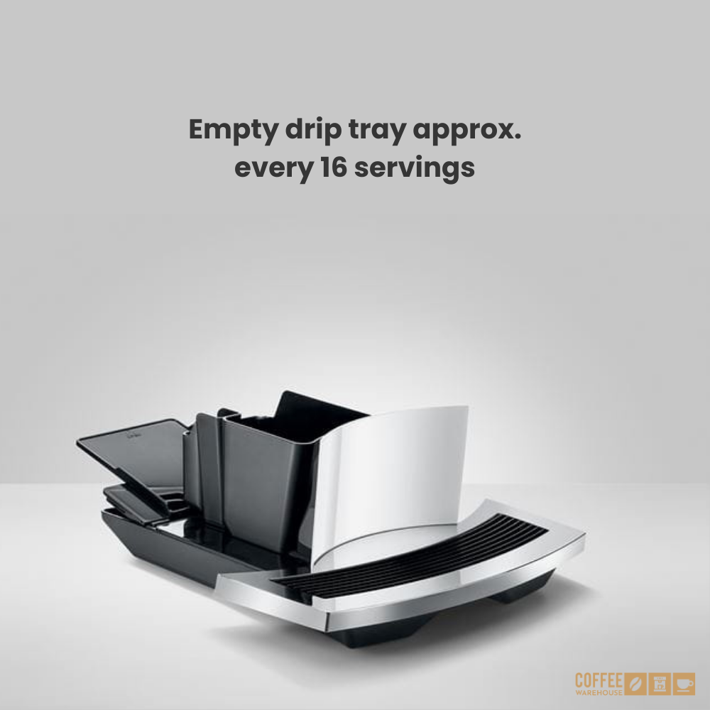 Jura E4 Super Automatic Coffee Machine - Piano White