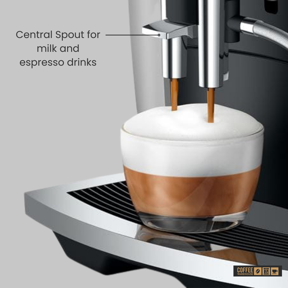Jura E6 Super Automatic Coffee Machine - Platinum