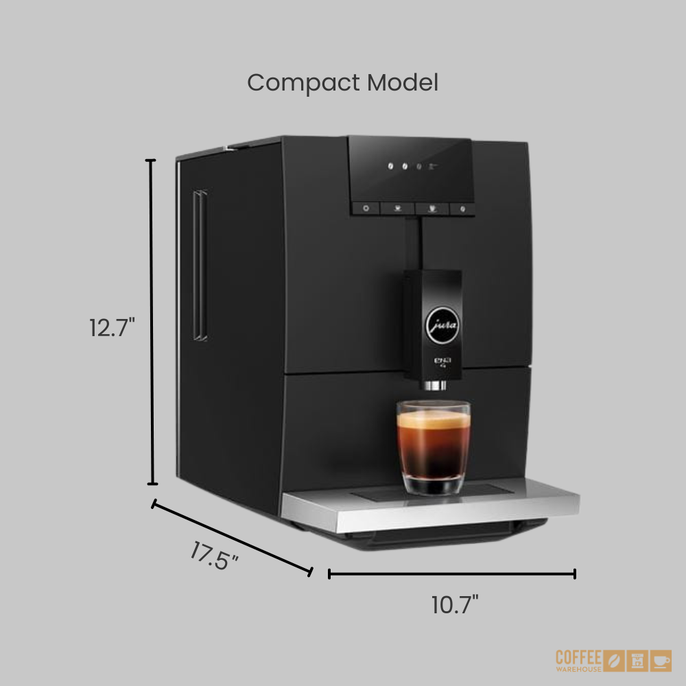 Jura ENA 4 Super Automatic Coffee Machine - Metropolitan Black