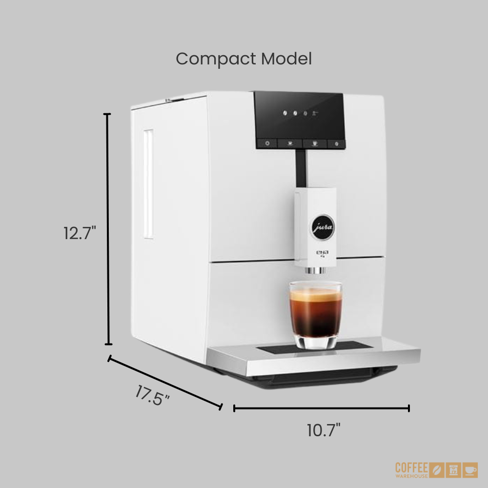 Jura ENA 4 Super Automatic Coffee Machine - Nordic White
