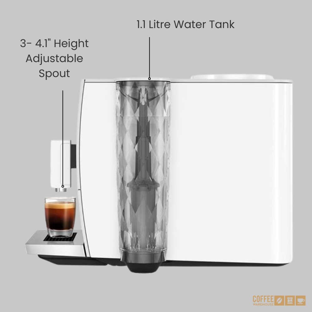 Jura ENA 4 Super Automatic Coffee Machine - Nordic White