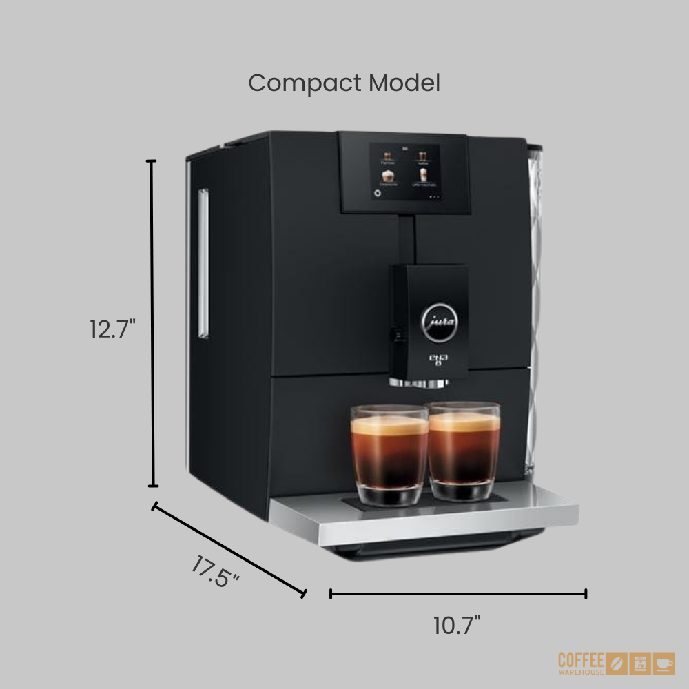 Jura ENA8 Super Automatic Coffee Machine - Metropolitan Black