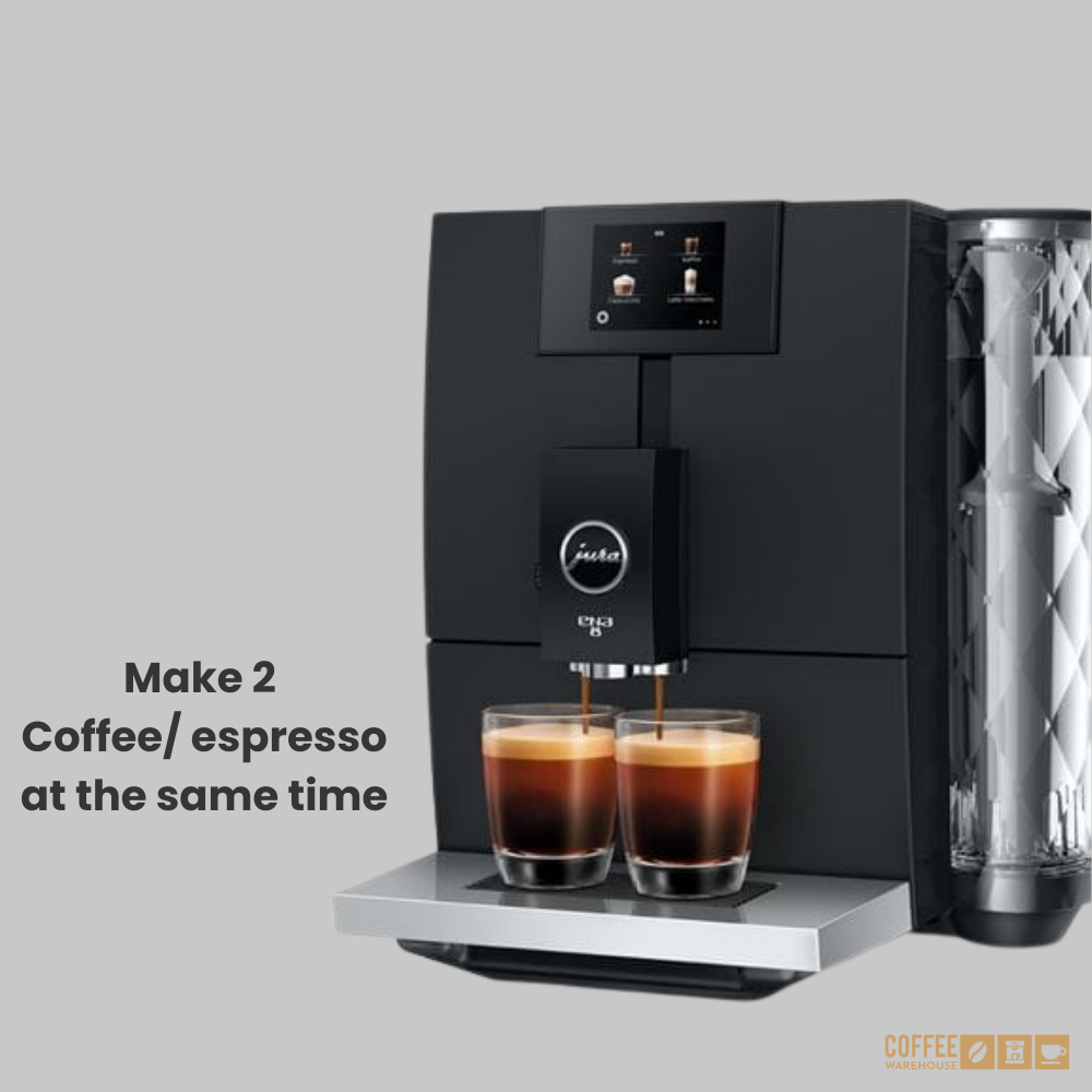 Jura ENA8 Super Automatic Coffee Machine - Metropolitan Black