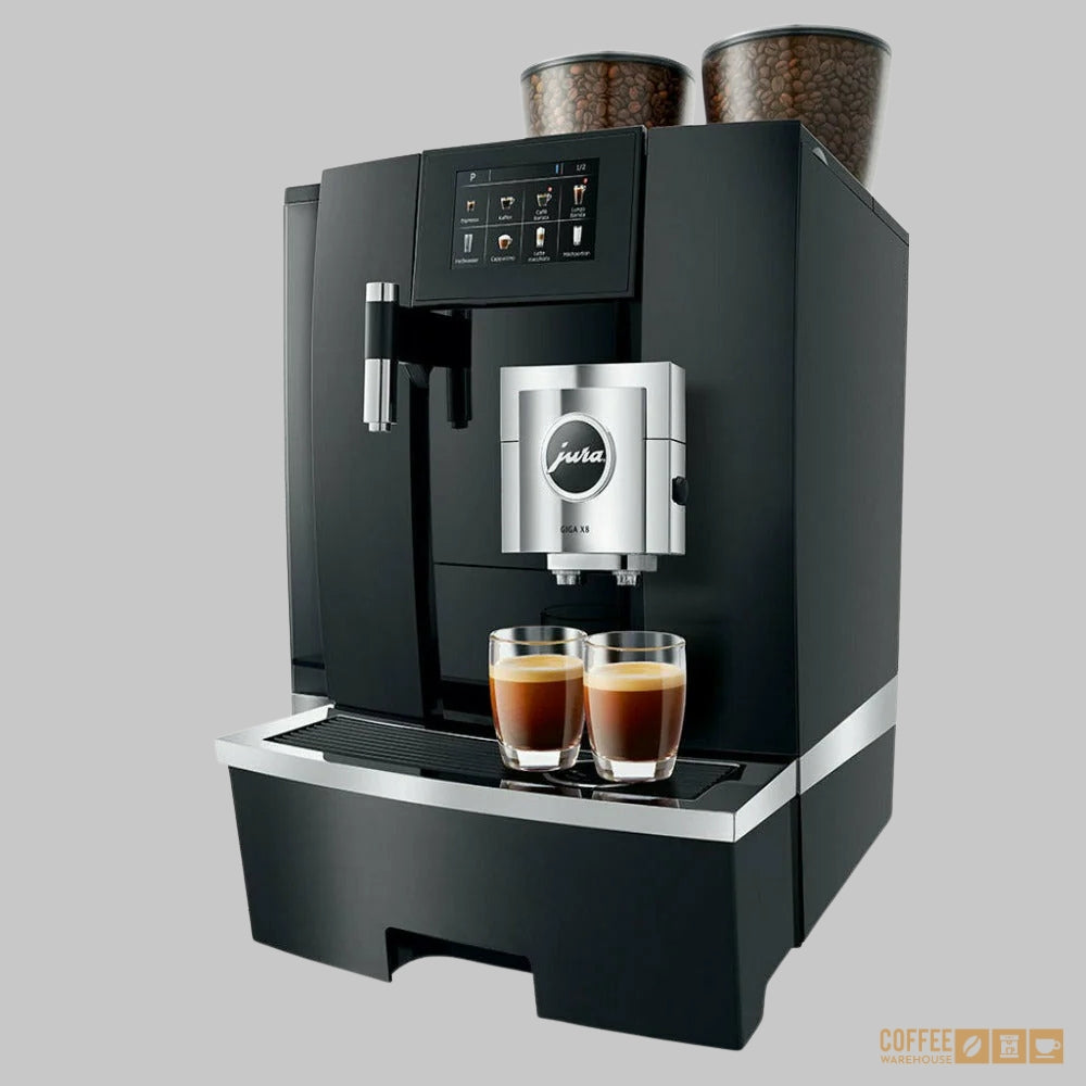 Jura Giga X8 Automatic Coffee Machine - Aluminium Black