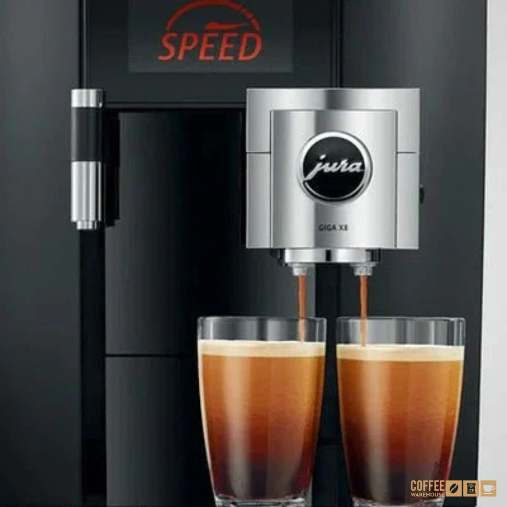 Jura Giga X8 Automatic Coffee Machine - Aluminium Black