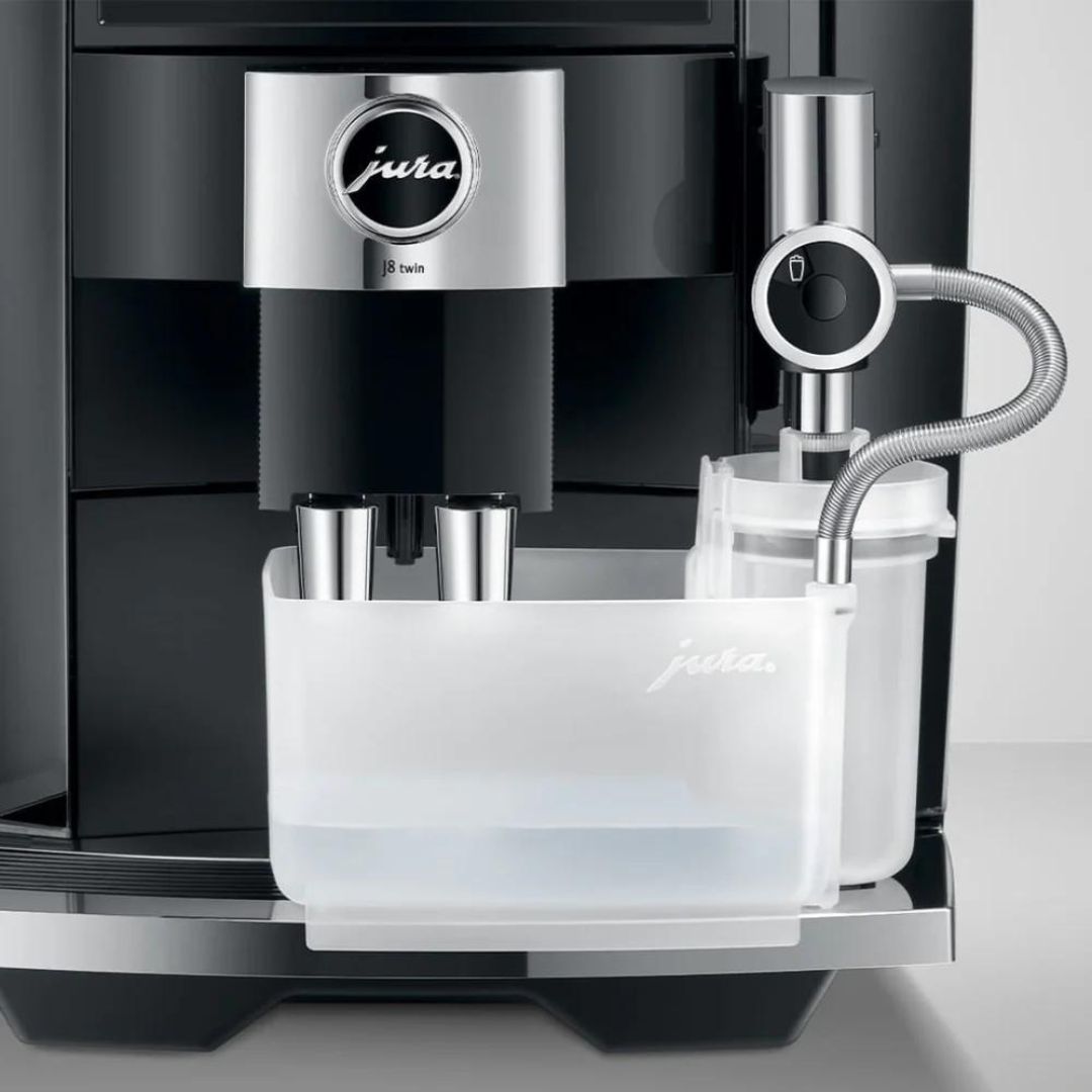 Jura J8 Twin Super Automatic Coffee Machine - Diamond Black