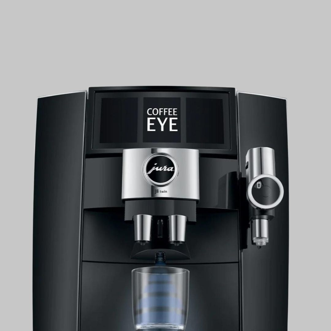 Jura J8 Twin Super Automatic Coffee Machine - Diamond Black